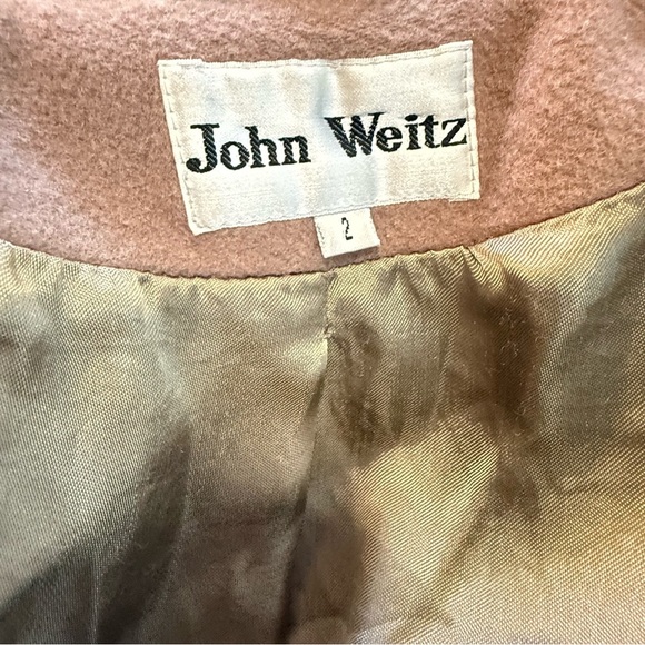 Women's Tan Double-Breasted Coat - Picture 5 of 7